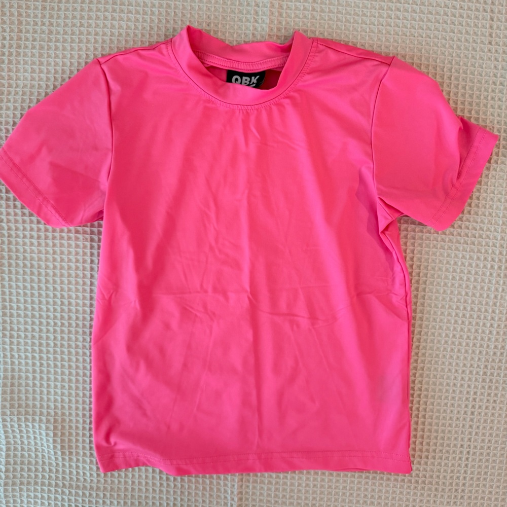 Pink Kids Swim Shirt